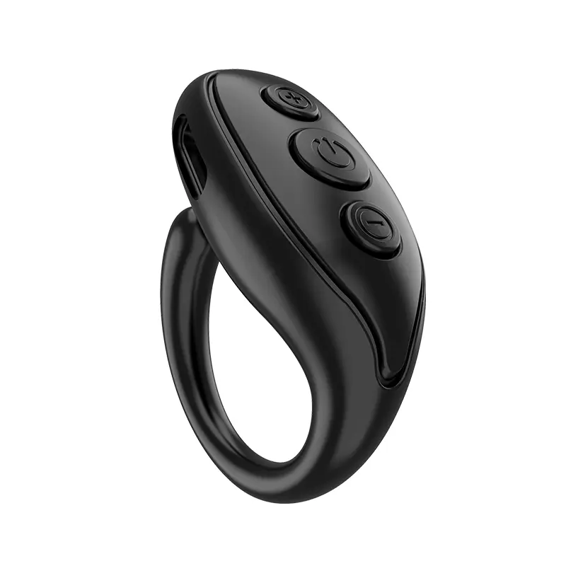 Smart Bluetooth-compatible V5.3 Remote Control Portable Automatic Page Turner Fingertip Selfie Video Controller for Mobile Phone