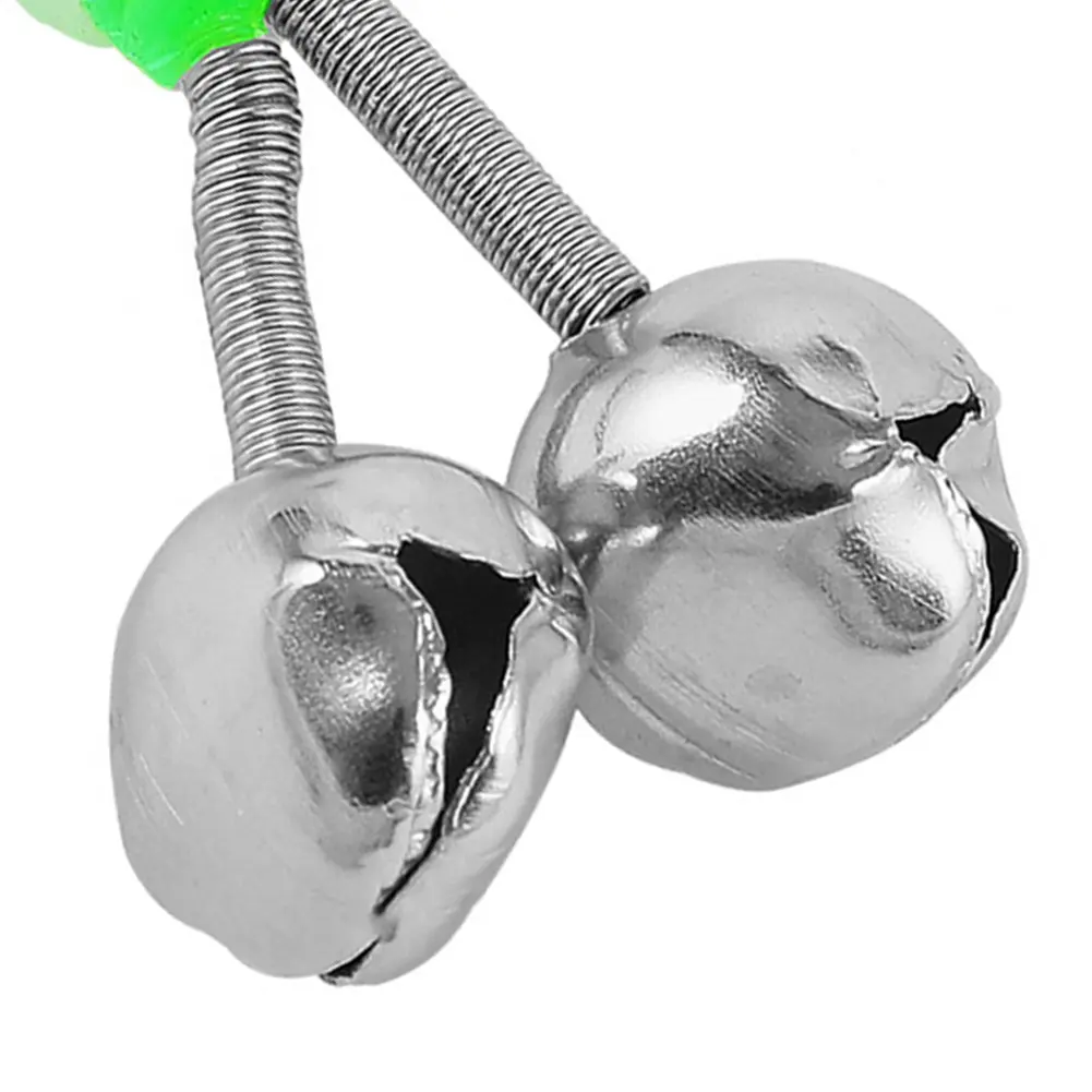 10 Pcs Fishing Bells Fishing Bite Alarms Bell Rod Clip Tip Twin Spiral Bells Night Fishing Rod Bite Bait Alarm