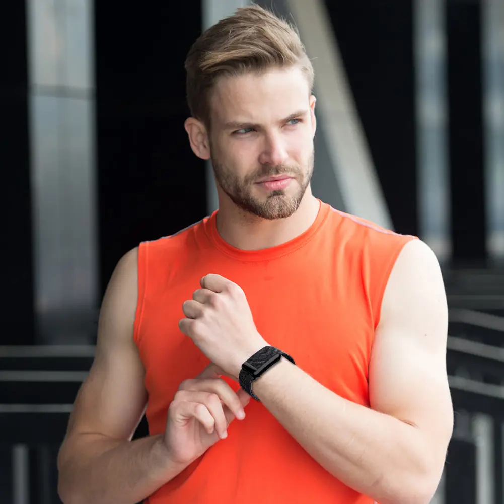 Nylon Fitness Band for Whoop Soft Adjustable Replacement Strap Breathable Protector Sweatproof Sport Tracking Band for Women Men