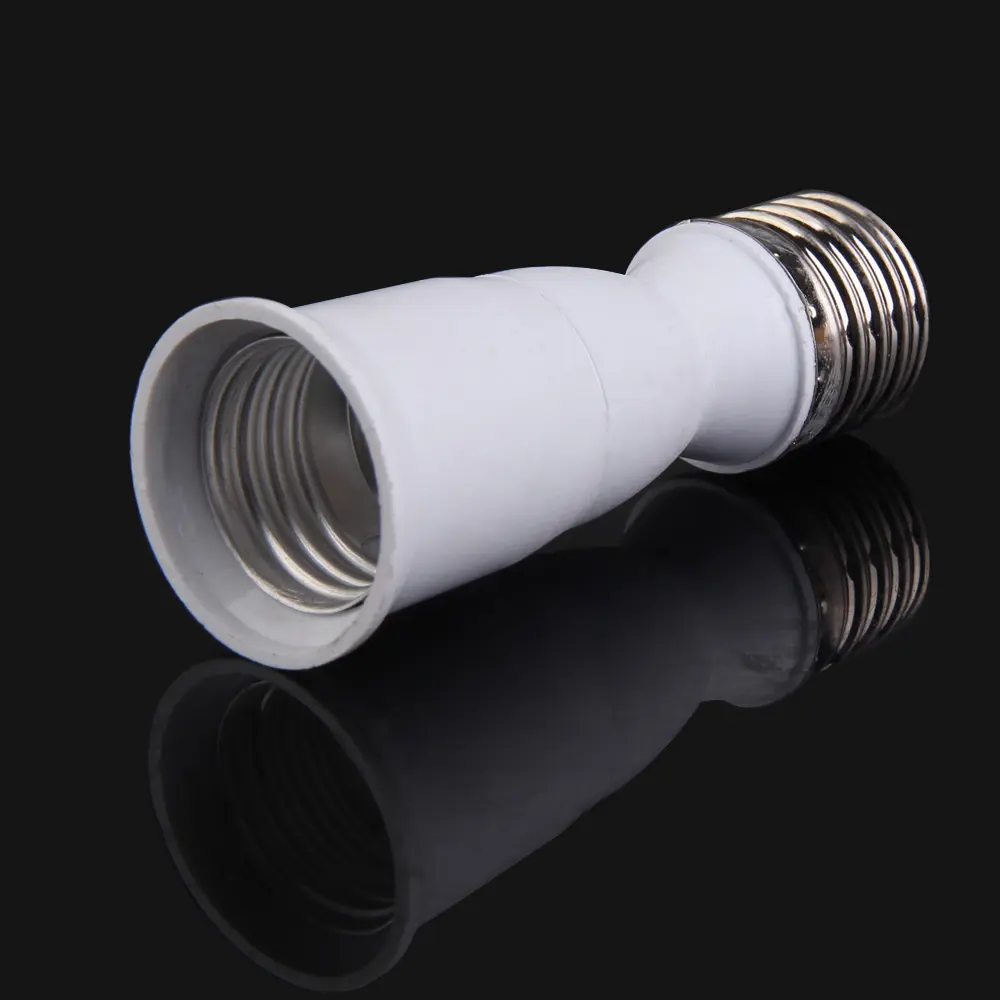 E27 Socket Extender Extension Socket Adapter 9.5cm Light Bulb Socket Extension E27 To E27 Standard Medium Base for Indoor