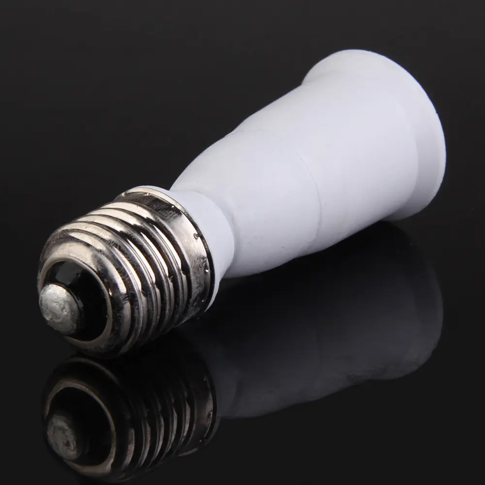 E27 Socket Extender Extension Socket Adapter 9.5cm Light Bulb Socket Extension E27 To E27 Standard Medium Base for Indoor