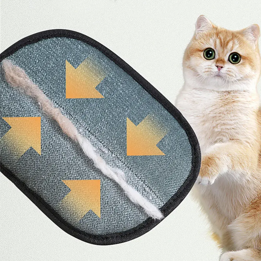 1-10PCS Pet Grooming Gloves Static Dedusting Brush Pet Hair Remover Brush Dog Cat Hair Removing Gloves for Sofa Carpet Clothes