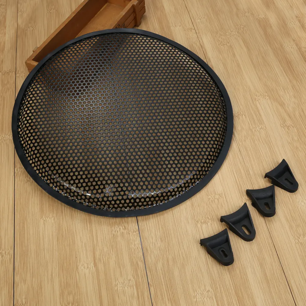 1pc Easily Installation Speaker Net Cover Car Speaker Cover Replacement Circle Enclosure Net for Car Subwoofers and Loudspeakers