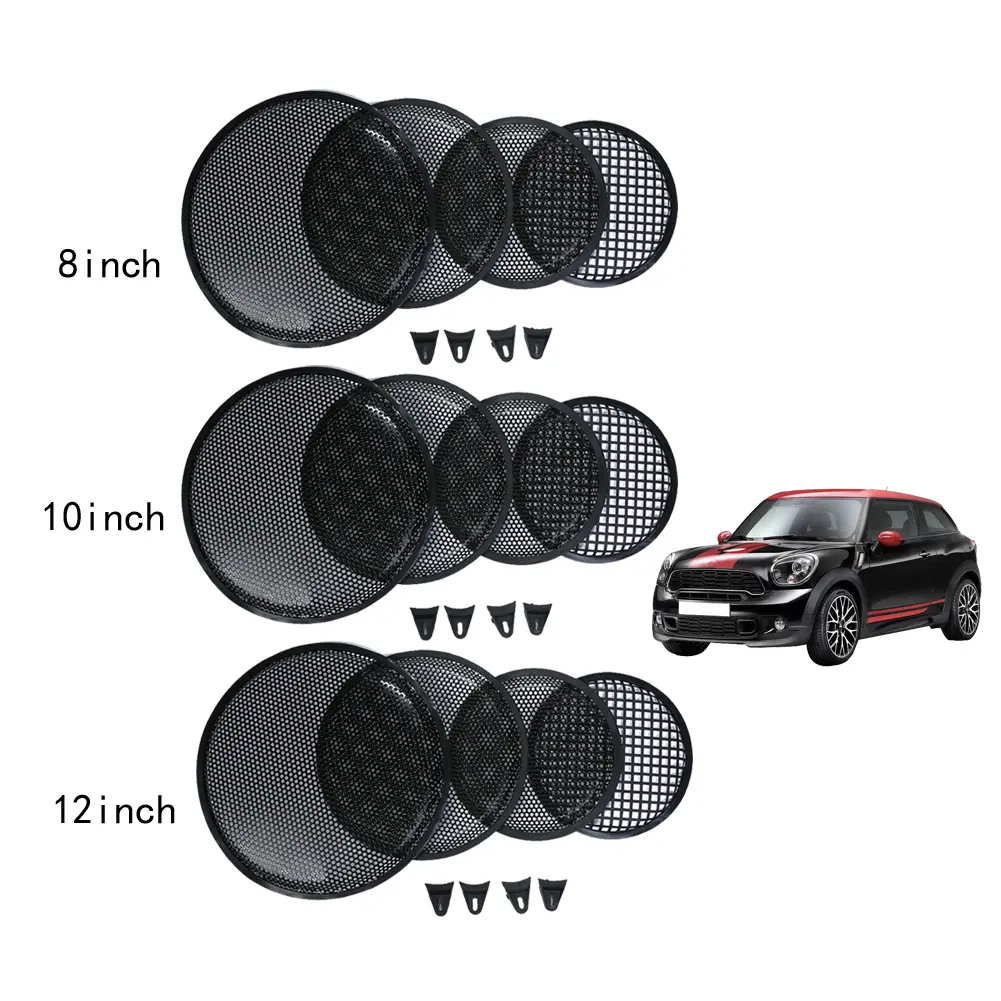 1pc Easily Installation Speaker Net Cover Car Speaker Cover Replacement Circle Enclosure Net for Car Subwoofers and Loudspeakers