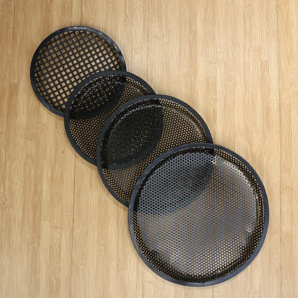 1pc Easily Installation Speaker Net Cover Car Speaker Cover Replacement Circle Enclosure Net for Car Subwoofers and Loudspeakers