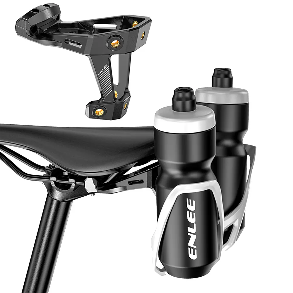 Bicycle Bottle Holder Saddle Mount Adapter Cycling Bottle Cages Rack Adapter Bike Accessories for Road Bike MTB
