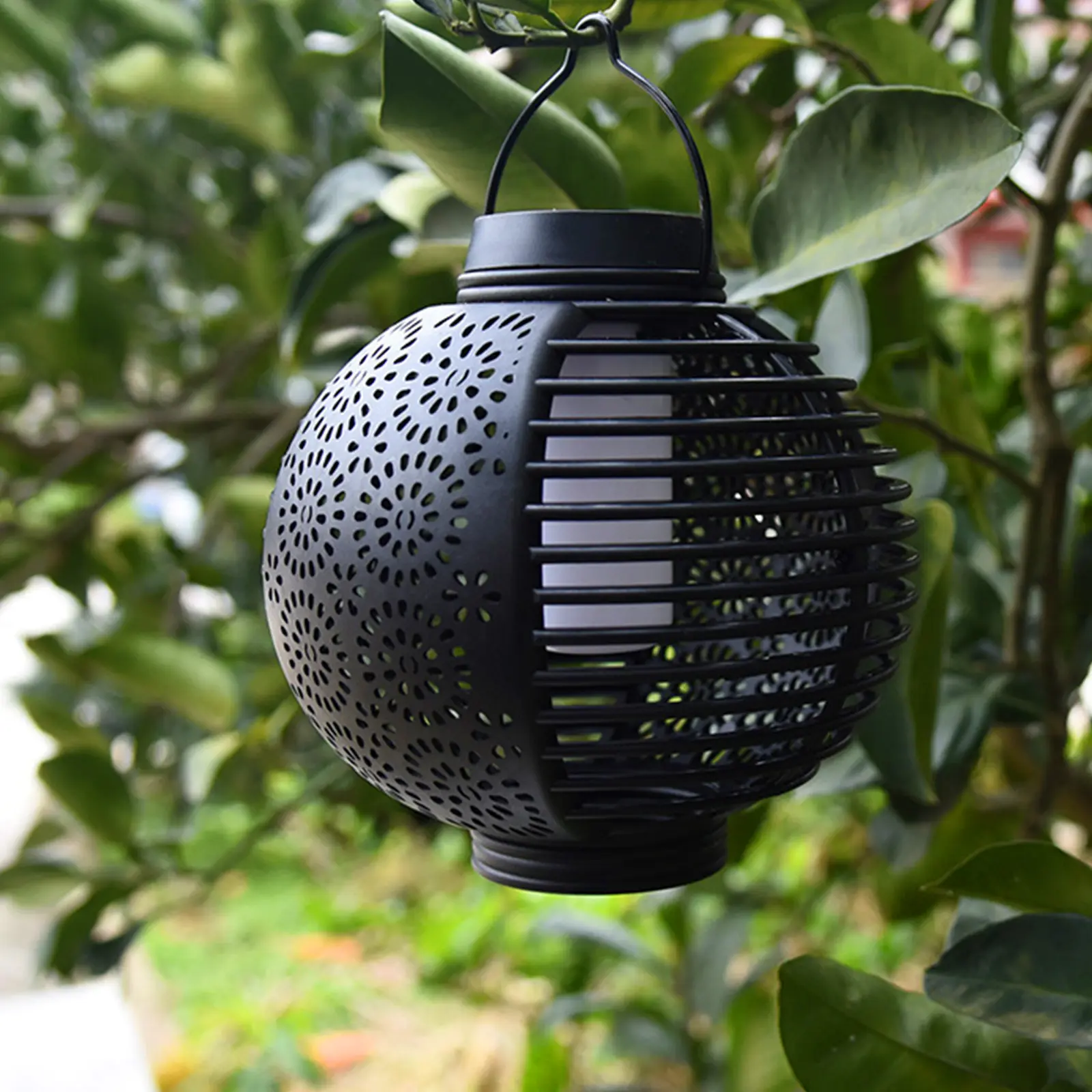 Solar Fairy Light IP65 Waterproof Garden Decoration Lamp Flame Effect LED Outdoor Light 220MAH Last Up To 6H for Pathway Balcony