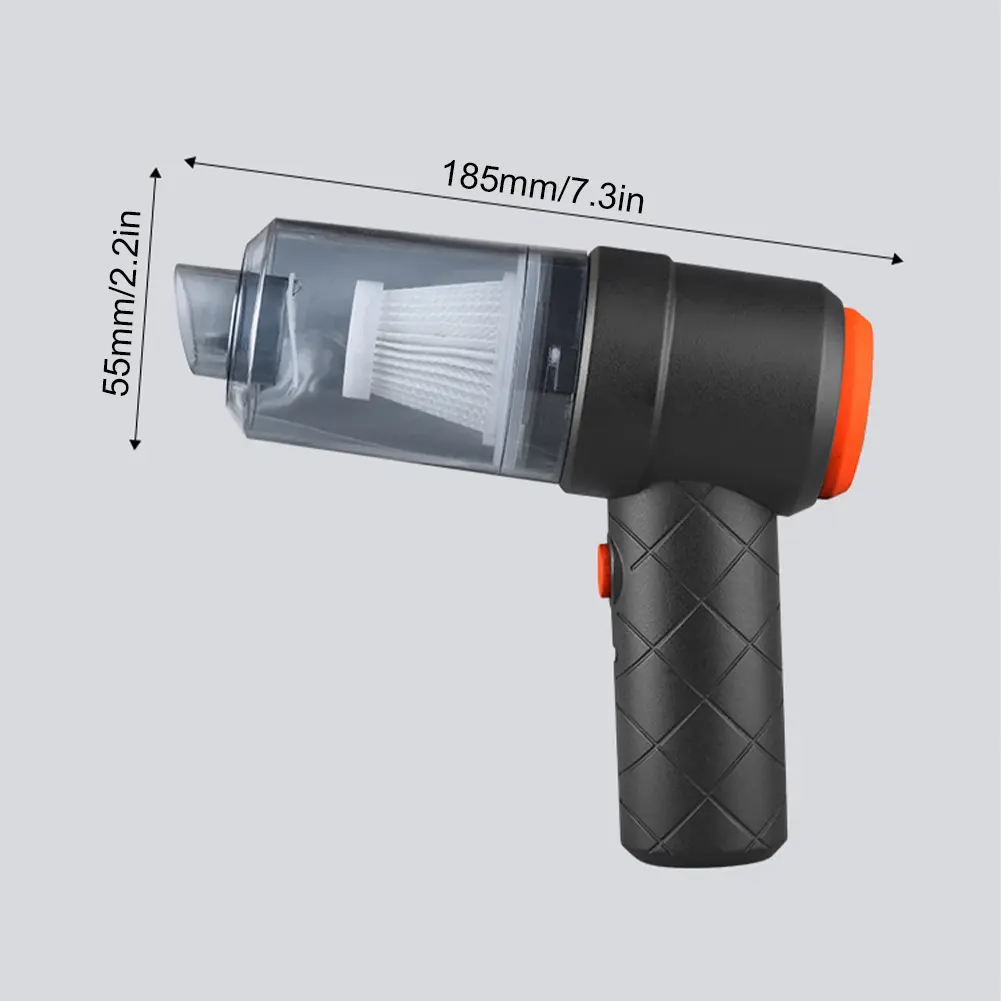 Wireless Portable Vacuum 1200mAh Car Vacuum Handheld Vacuum USB Charging Deep Cleaning Handheld for Home Car Pet Hair and Office