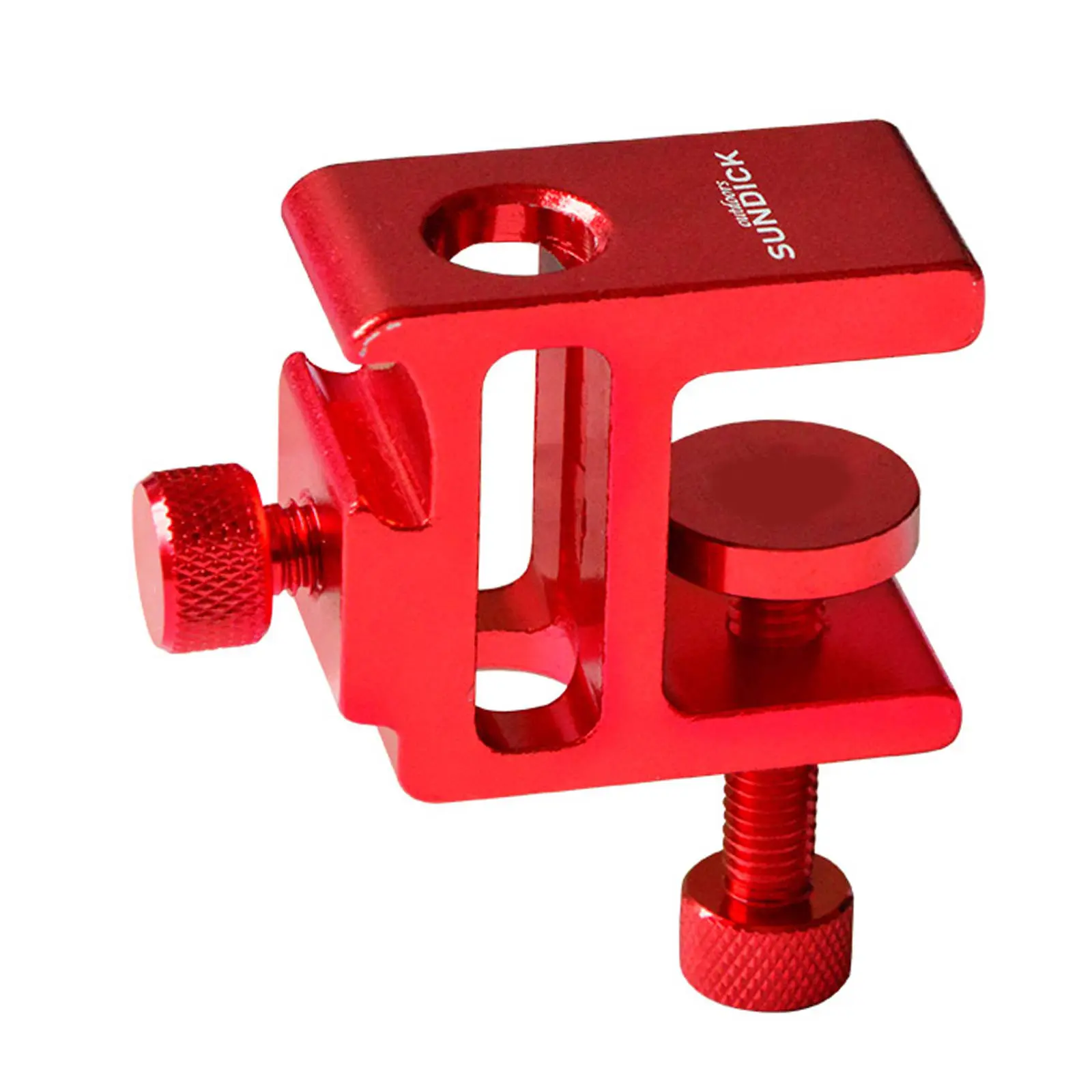 Light Pole Table Clamp Aluminum Alloy Pole Holder Table Clip Lantern Bracket Fixing Clip for Table Thickness Under 3cm
