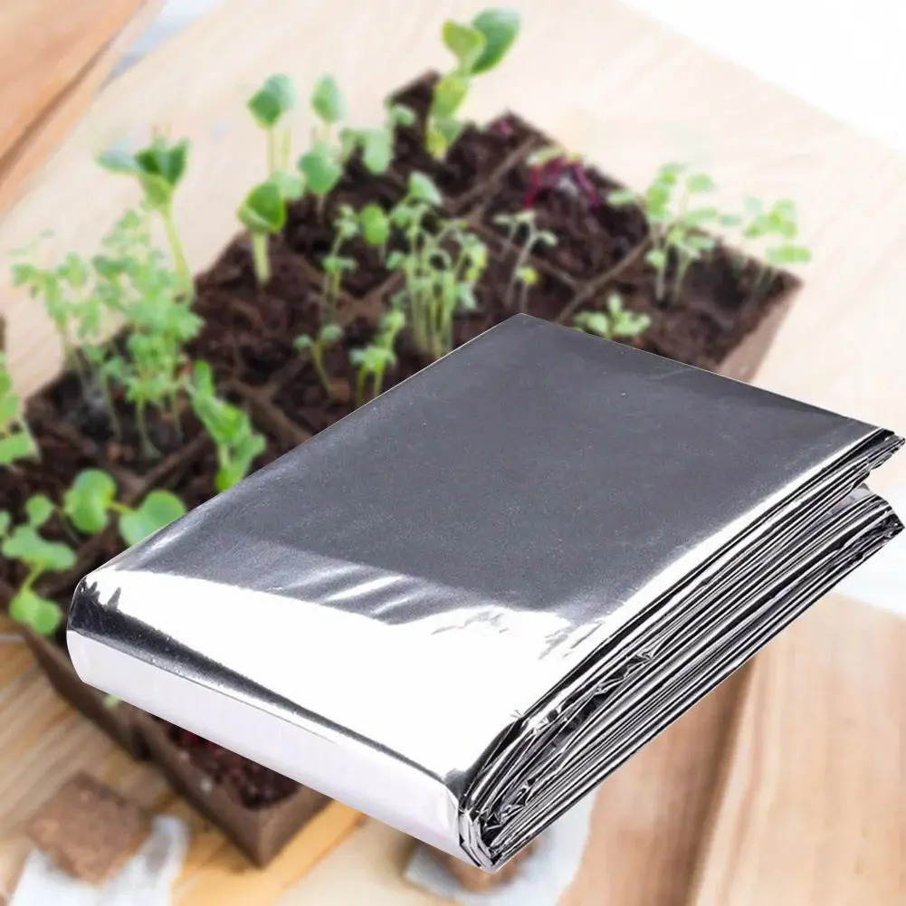 210x120cm Hydroponic Highly Reflective Film Plants Garden Film Covering Sheet