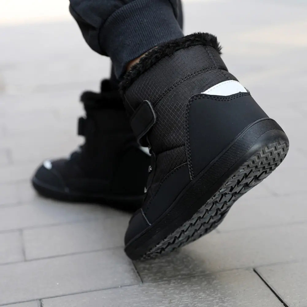 Children's Wide Toe Barefoot Snow Boots S/M/L Children Thickened High-top Cotton Girls' Boy Shoes Outdoor Sports Sneakers