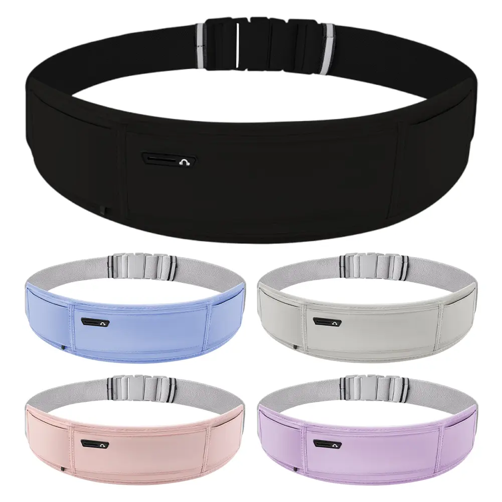 Fanny Pack Adjustable Waist Bag with Phone Holder Bottle Holder Jogging Pouch for Men and Women