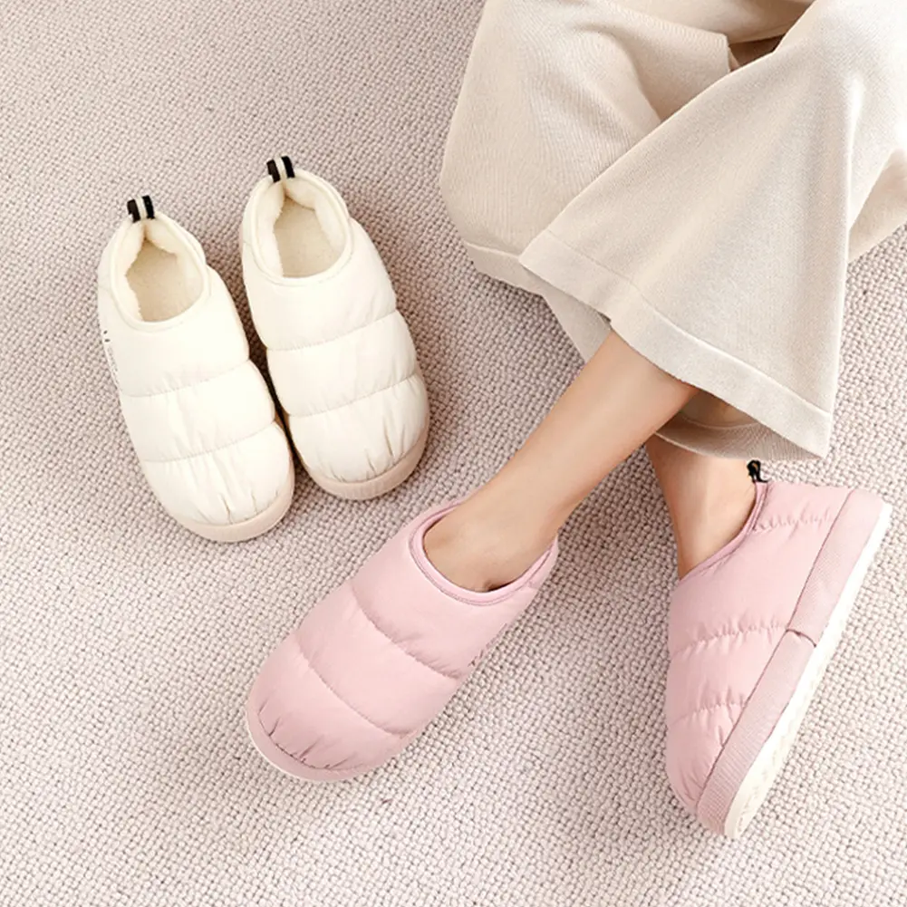 Women's Slippers Closed-back House Shoes Memory Foam Quilted Slippers Home Slippers for Indoor Outdoor