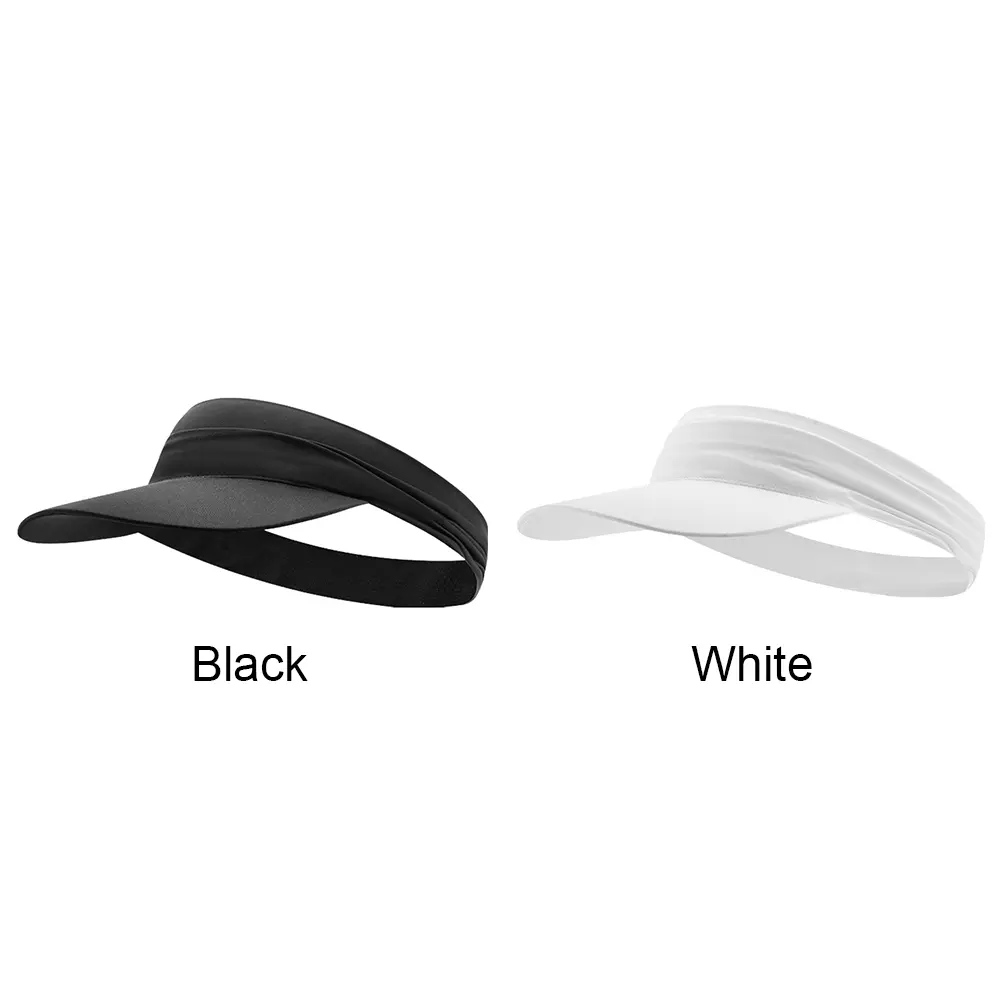 Sun Visor Hat Breathable Empty Top Hat Anti-UV Sun Protection Cap Quickly Dry Cool Sun Cap for Tennis Running
