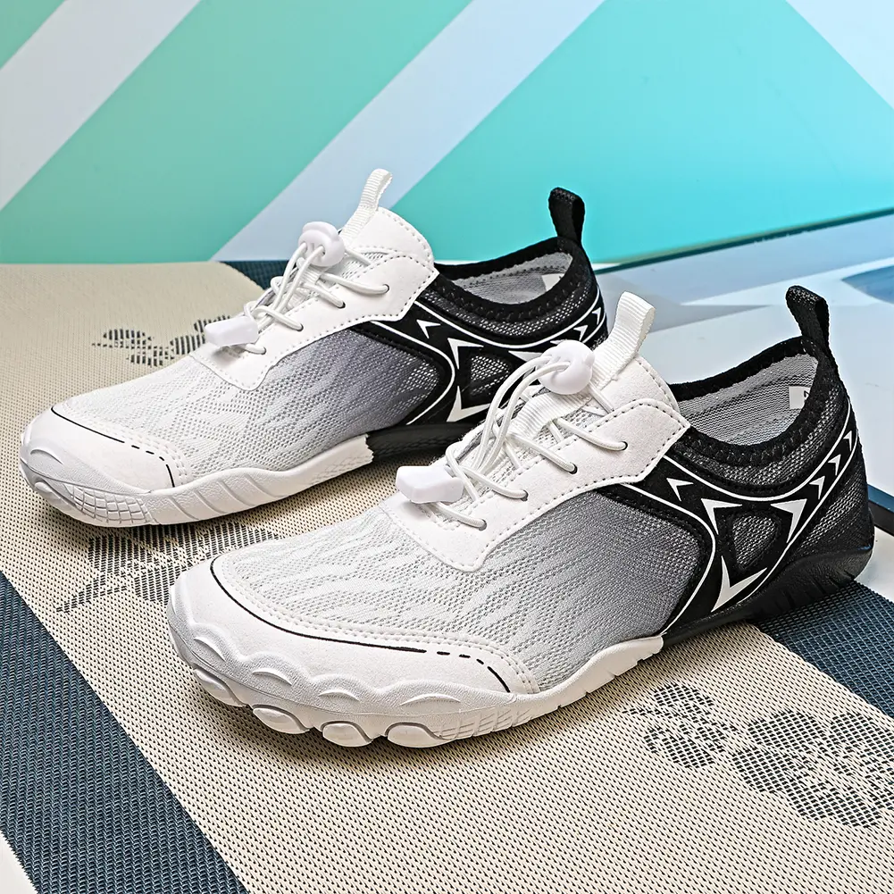 Unisex Water Shoes Lightweight Aqua Shoes Quick Drying Barefoot Beach Shoes Ergonomic Breathable Gym Sneakers for Men Women