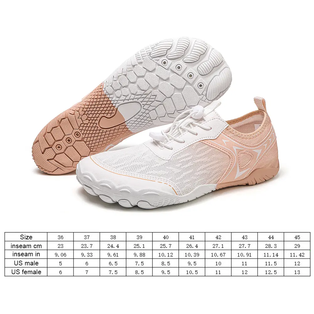 Unisex Water Shoes Lightweight Aqua Shoes Quick Drying Barefoot Beach Shoes Ergonomic Breathable Gym Sneakers for Men Women