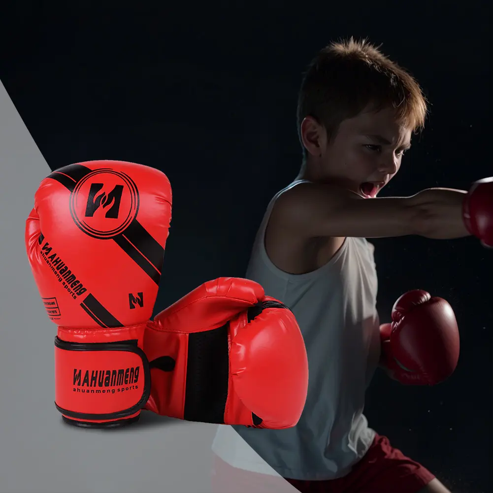 Boxing Gloves Boxing Training Gloves Hook and Loop Closure Punching Bag Gloves Breathable Adjustable Punch Mitts for Kids Adults