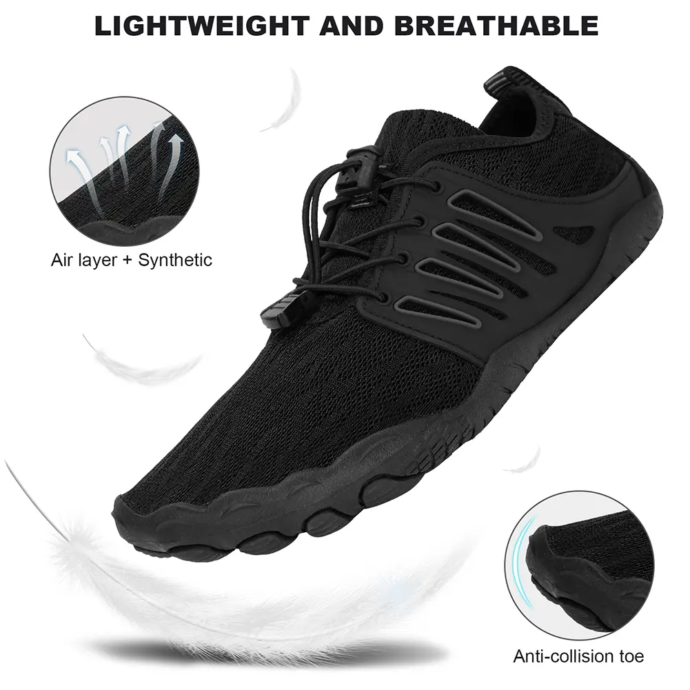 Unisex Water Shoes Lightweight Aqua Shoes Quick Drying Barefoot Beach Shoes Diving Shoes for Boating Fishing Diving Surfing