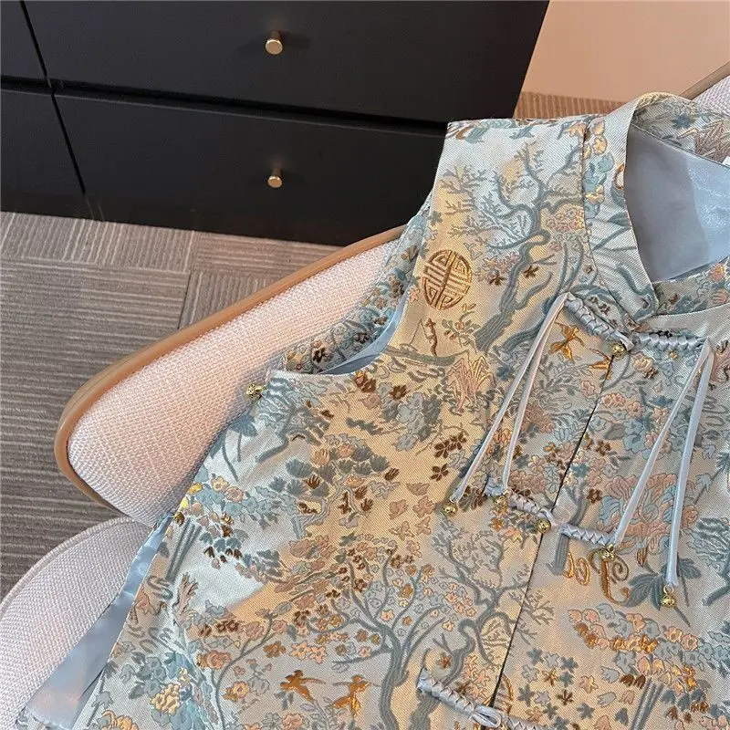 Spring Autumn Women's Vest 2025 New Fashion Stand-up collar Temperament Sleeveless Slim Casual Waistcoat  Lady Jacket Top