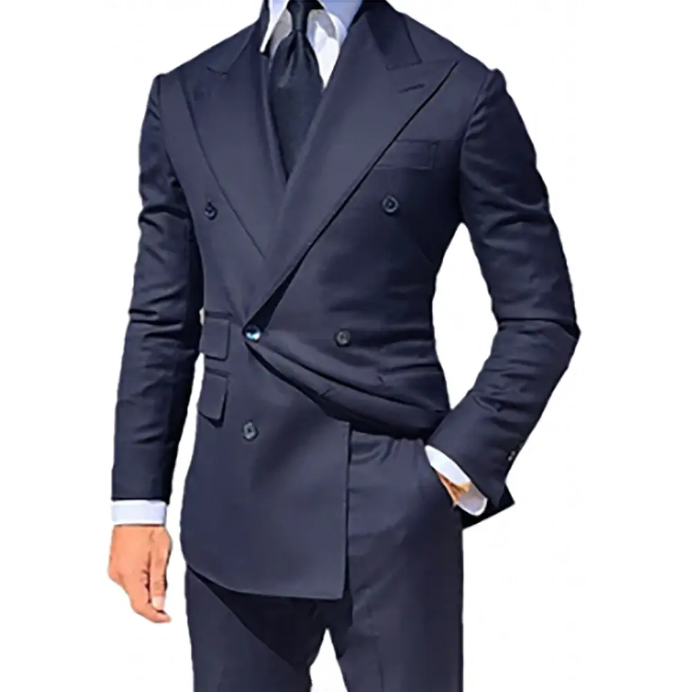 Yellow Men Suits 2 Pieces Set Fashion New Men's Casual Boutique Business Formal Wedding Groom Suit Coat Blazer Trousers 2024