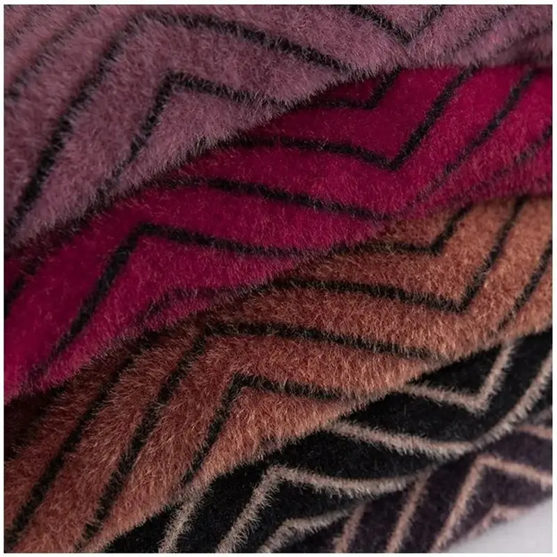 Middle Aged Elderly Mother Imitation Mink Velvet Coat Women Autumn Winter Hooded Knit Cardigan Female Thick Warm Jacket 5XL