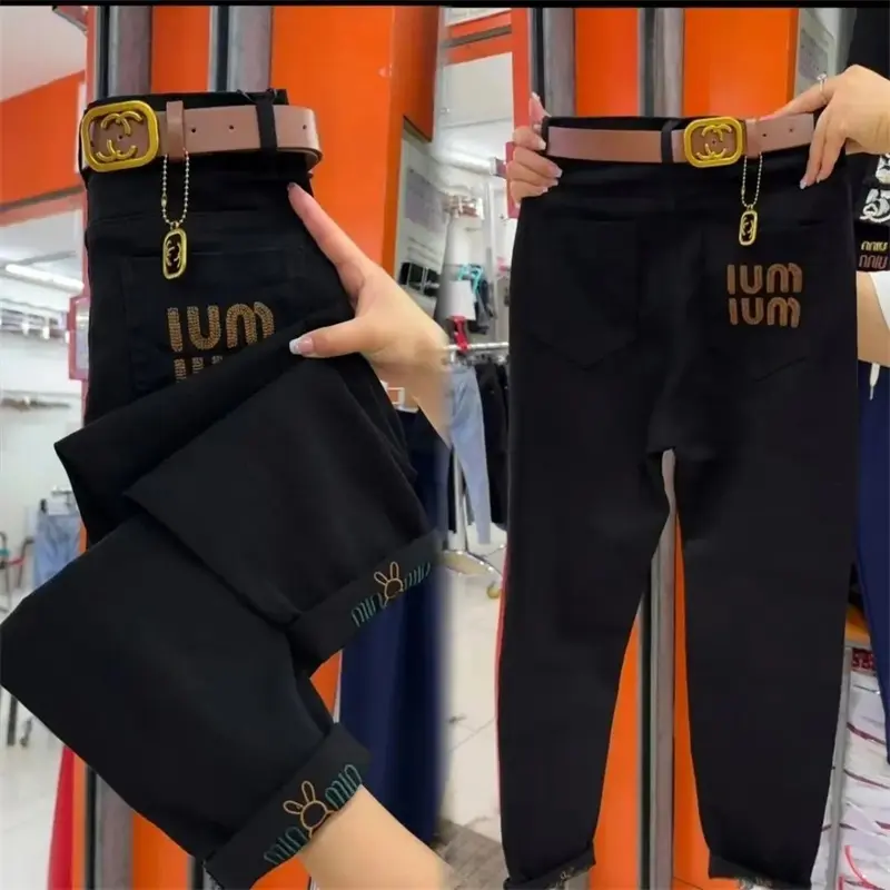 Fashion New 2025 Korean Spring autumn pants women's high waist  loose casual All-Match Harun pants Female Trousers Ladies
