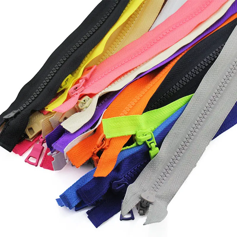 5# Resin Zipper Tapes By The Meter Bag Coil Zippers Slider Pulls Jackets Coat Zip Heads Repair Kits DIY Garment Accessories