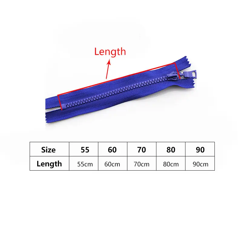 5# Resin Zipper Tapes By The Meter Bag Coil Zippers Slider Pulls Jackets Coat Zip Heads Repair Kits DIY Garment Accessories