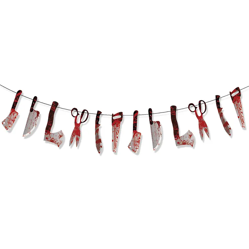 Happy Halloween Banner Swirling Decorations Pumpkin Ghost Bat Skull Hanging Swirl For Outdoor Home Halloween Party Decorations