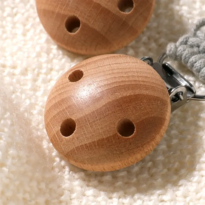 3Pcs/set Vintage Crochet Pacifier Clip Baby Pacifier Chain Clips Adapter Holder Newborn Teething Soother Chew Dummy Clips