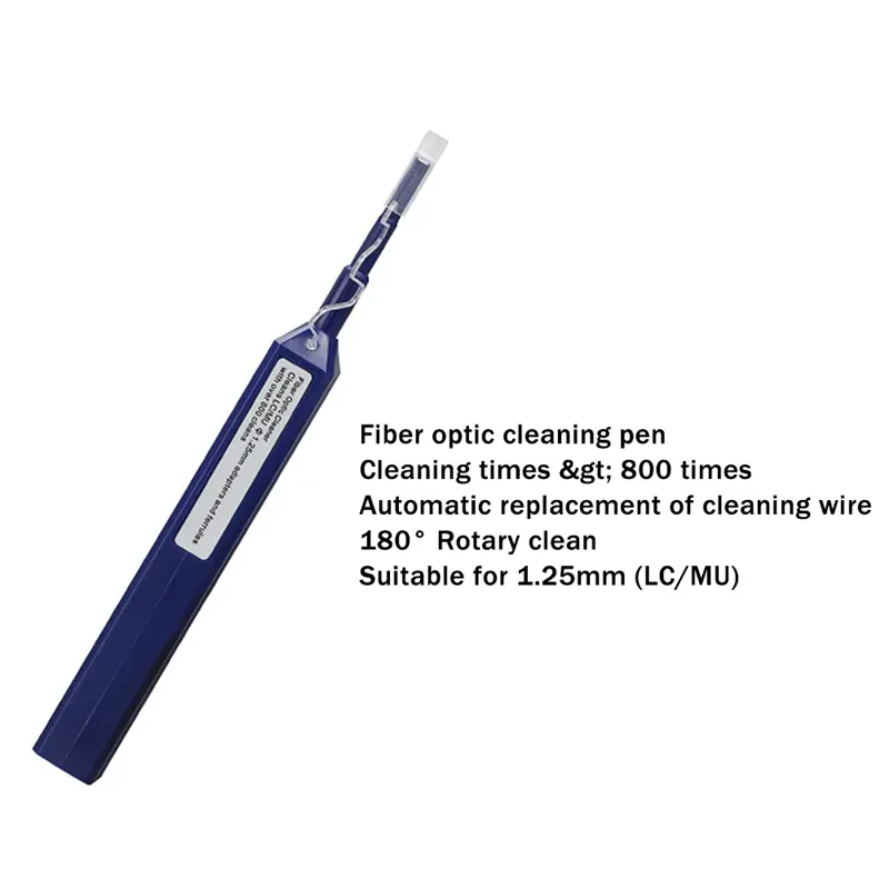 New 10 PCS Fiber Optic Cleaning Kit Optical Fiber Cleaner Tool with Fiber Cleaning Cassette for ST LC Connectors