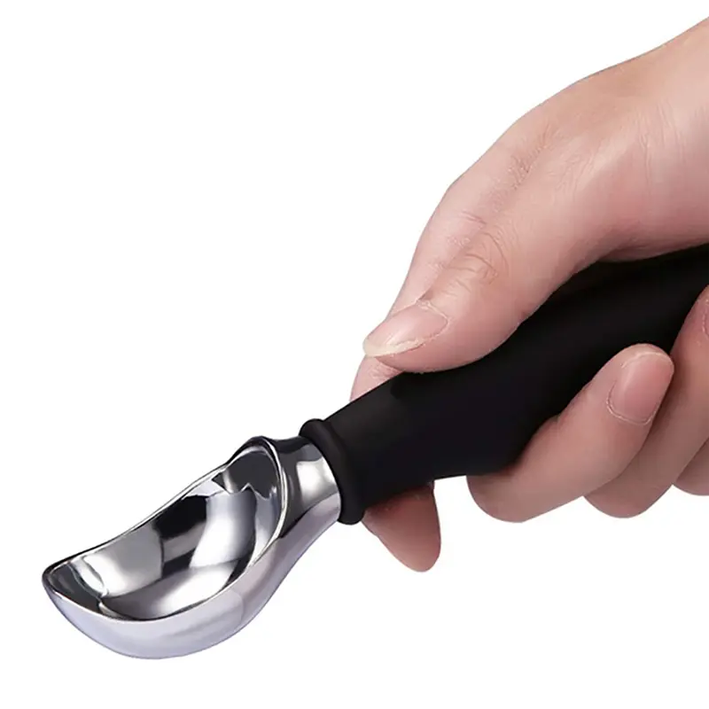 HGHO 3X Premium Ice Cream Scoop, Dishwasher Safe Scooper With Comfortable Easy Grip Handle, Heavy Duty Durable Design