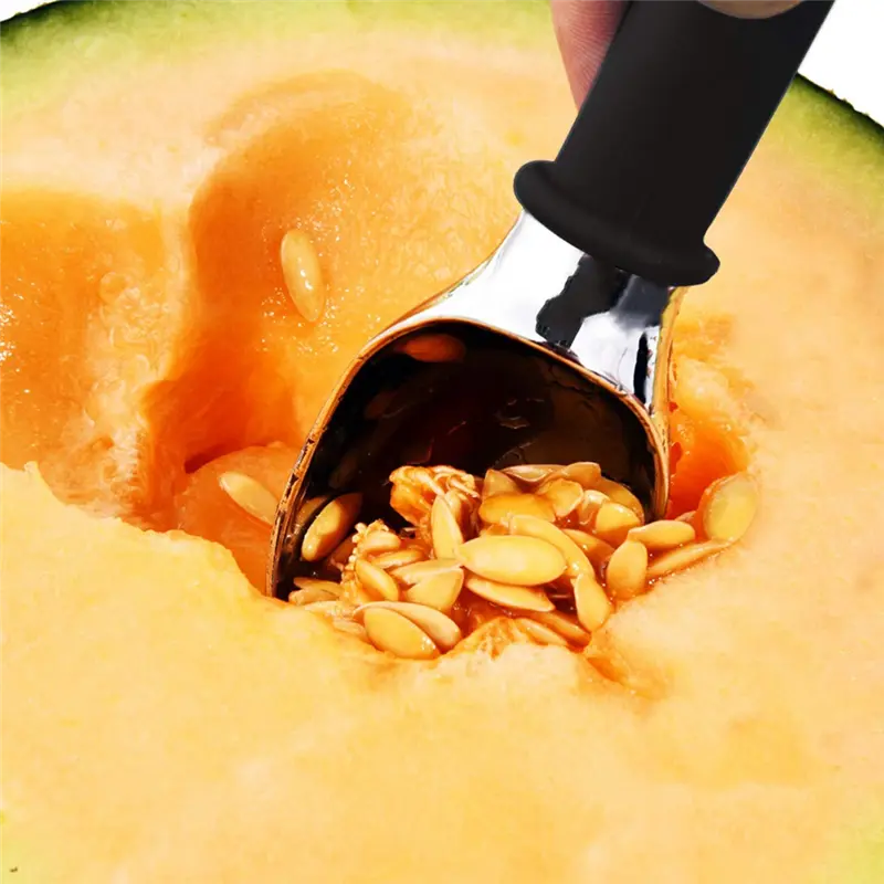 HGHO 3X Premium Ice Cream Scoop, Dishwasher Safe Scooper With Comfortable Easy Grip Handle, Heavy Duty Durable Design