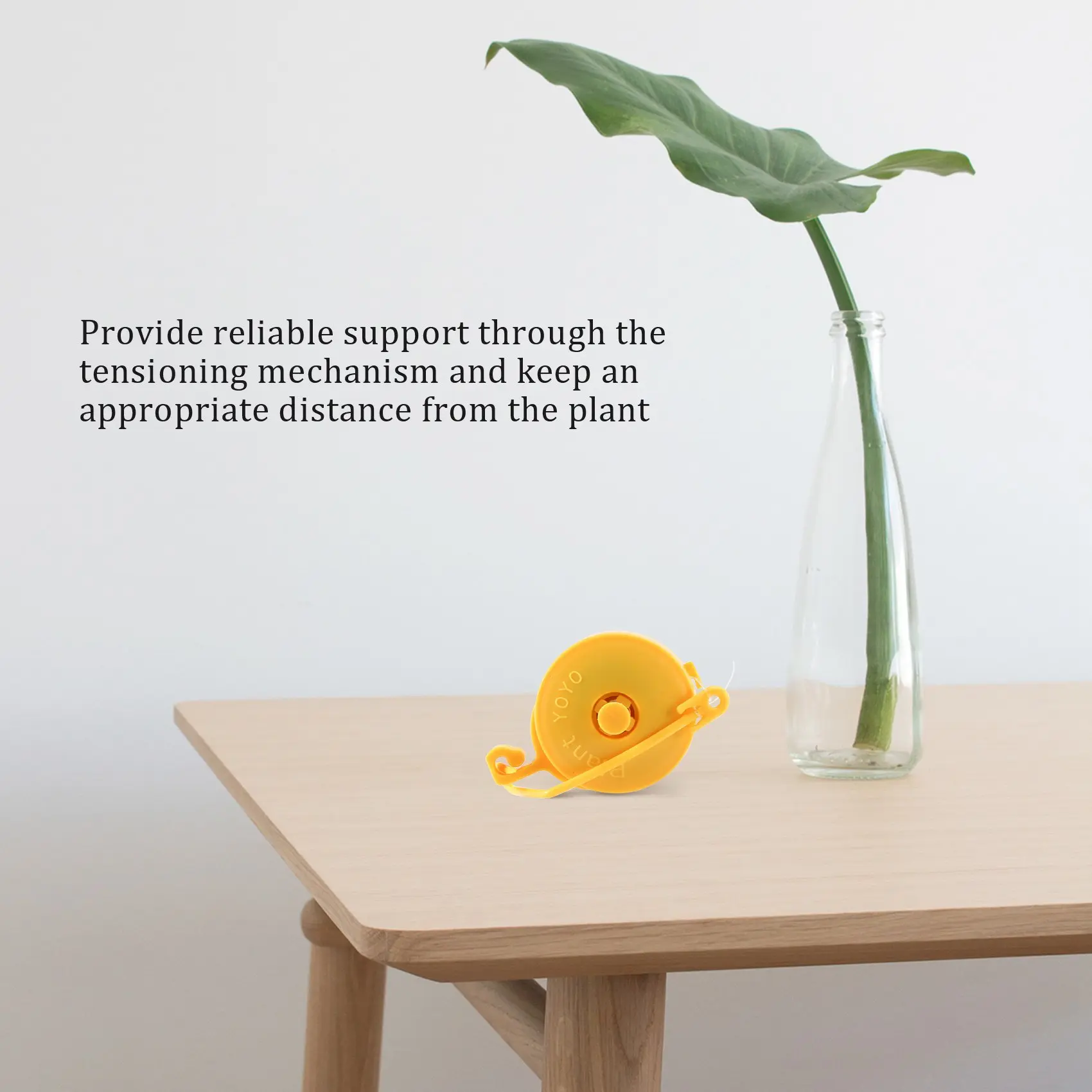 HGHO Plant Yoyo Grow Hanger With Stopper, Adjustable Indoor Plant Support Yo Yo (Pack Of 10)