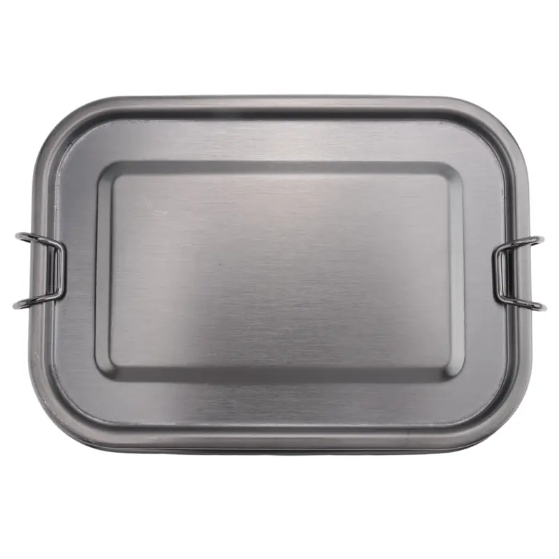 HGHO Stainless Steel Bento Box Leakproof Metal Lunch Box With Removable Divider Lunch Box For Children And Adults