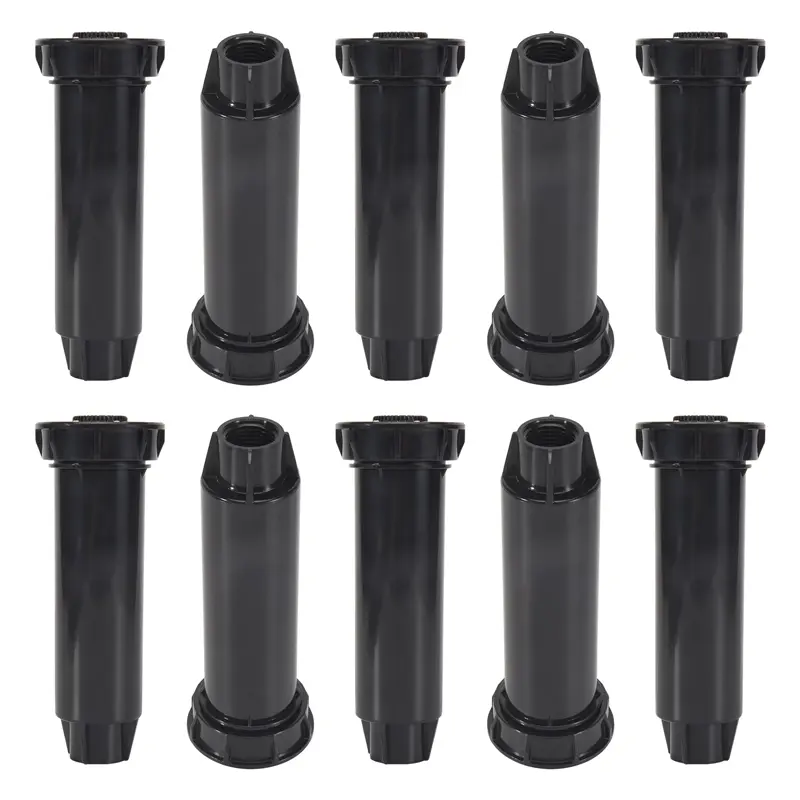 HGHO 10Pcs -Up Sprinkler Lawn Tool Spray-Head For Garden Supplies 360 Degree Irrigation Equipment Gear Sprinkler