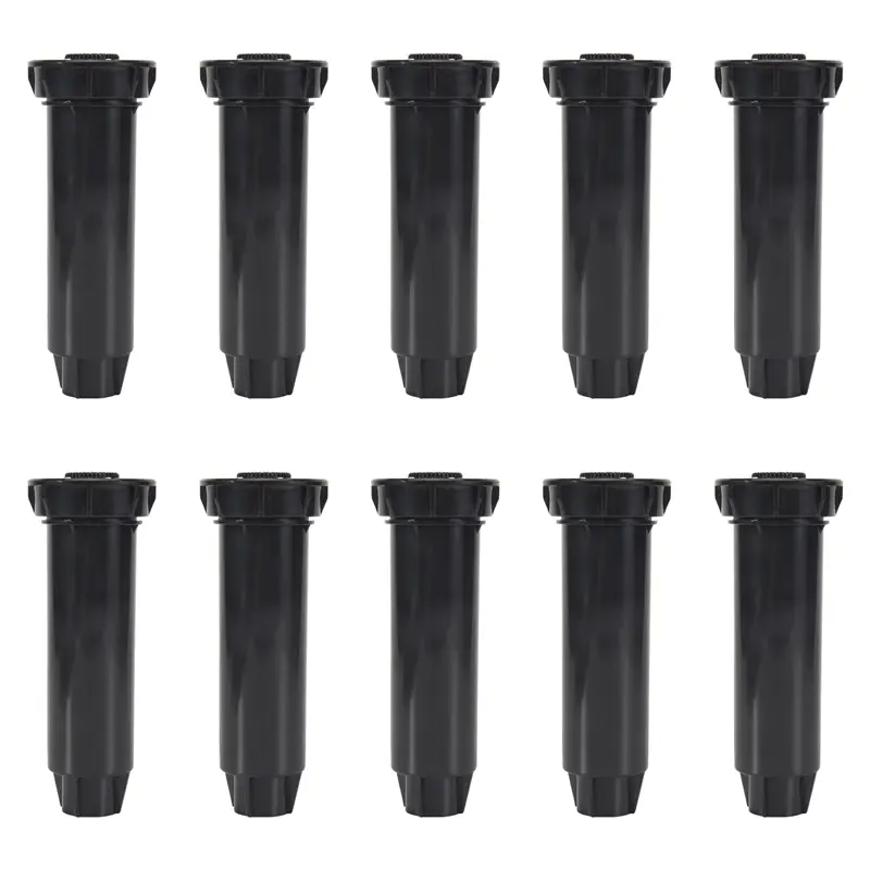 HGHO 10Pcs -Up Sprinkler Lawn Tool Spray-Head For Garden Supplies 360 Degree Irrigation Equipment Gear Sprinkler