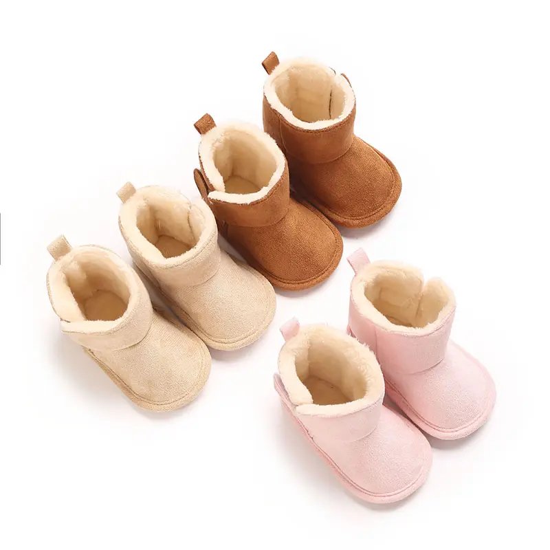 Winter Aaby Cotton Shoes 0-1 Year Old Soft Soled Baby Snow Boots For Men And Women Walking Shoes