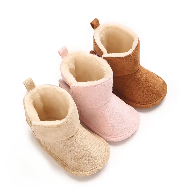 Winter Aaby Cotton Shoes 0-1 Year Old Soft Soled Baby Snow Boots For Men And Women Walking Shoes