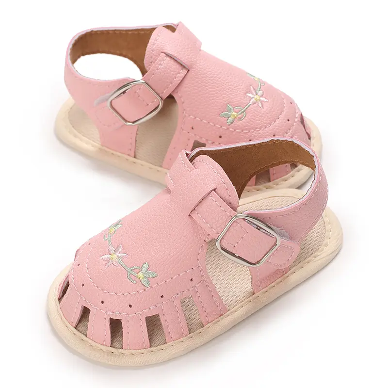 Infant Baby Boys Girls Sandals Summer Baby Wedding Dress Flat Shoes Newborn Crib Shoes First Walkers Prewalkers Shoes ﻿ ﻿