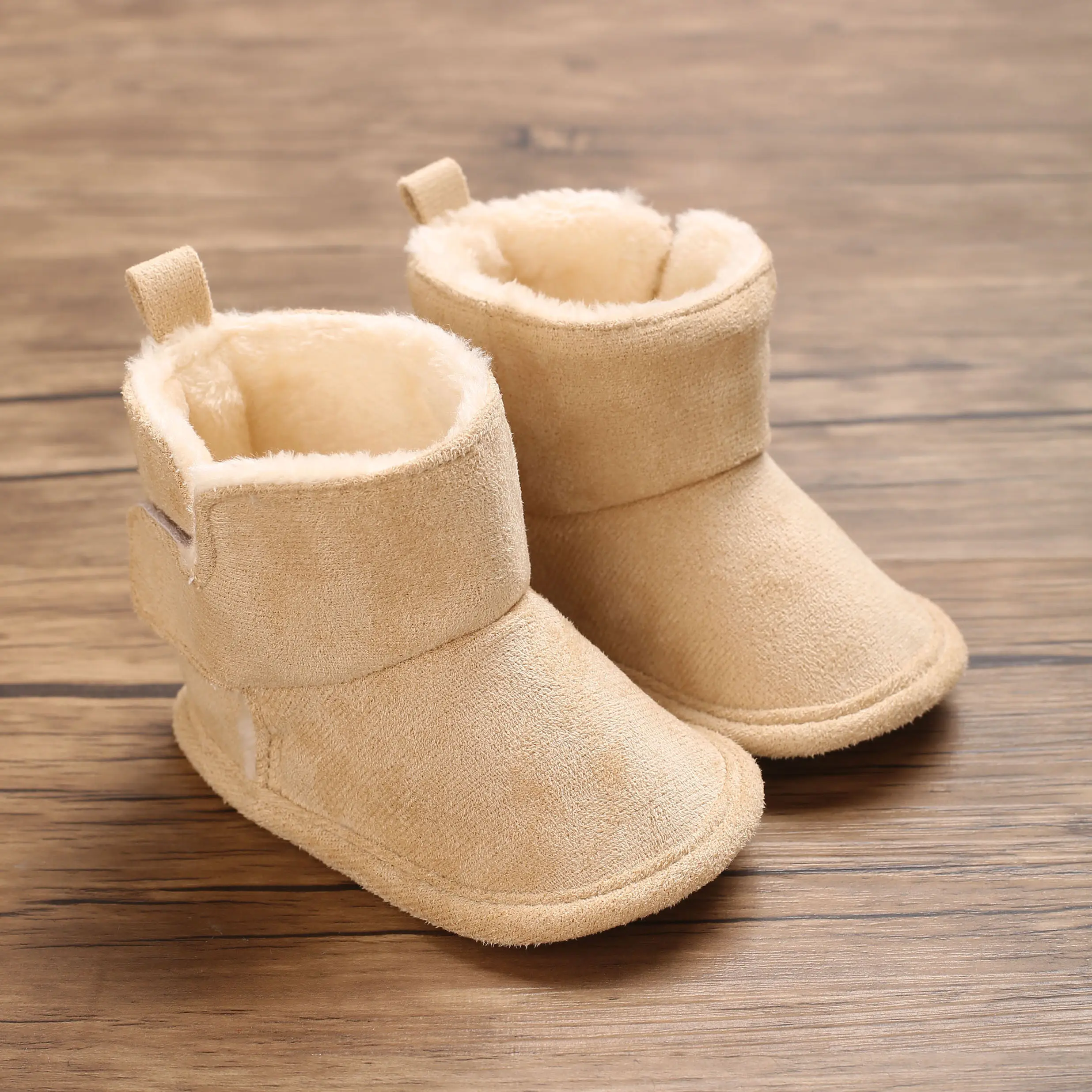Winter Aaby Cotton Shoes 0-1 Year Old Soft Soled Baby Snow Boots For Men And Women Walking Shoes