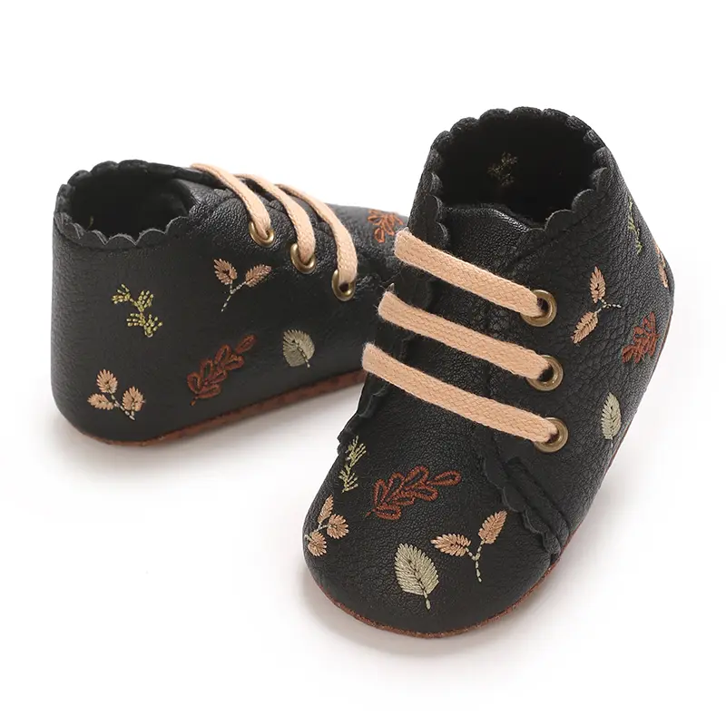 White baptism Baby Toddler Shoes Casual Soft Bottom Non-slip Baby Shoes 0-18Month