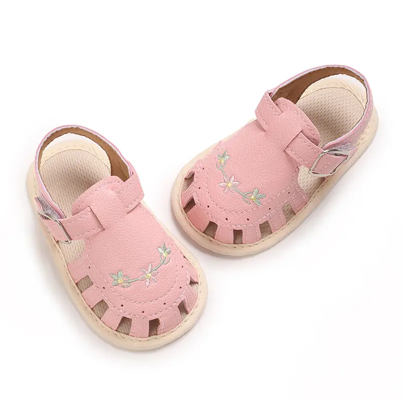 Infant Baby Boys Girls Sandals Summer Baby Wedding Dress Flat Shoes Newborn Crib Shoes First Walkers Prewalkers Shoes ﻿ ﻿