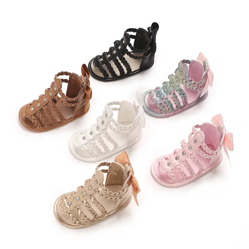 New Spring and Autumn Children's Shoes, Baby Soft soledSneakers, Girls' Casual Bow Children's Shoes