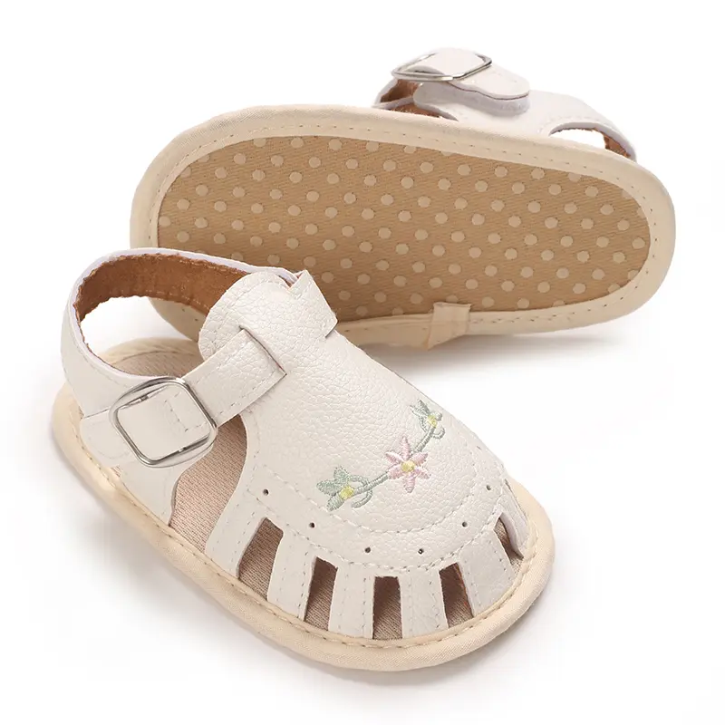 Infant Baby Boys Girls Sandals Summer Baby Wedding Dress Flat Shoes Newborn Crib Shoes First Walkers Prewalkers Shoes ﻿ ﻿