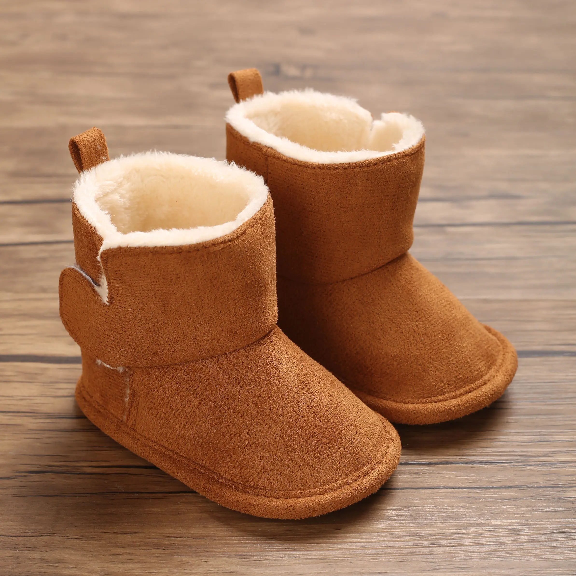 Winter Aaby Cotton Shoes 0-1 Year Old Soft Soled Baby Snow Boots For Men And Women Walking Shoes