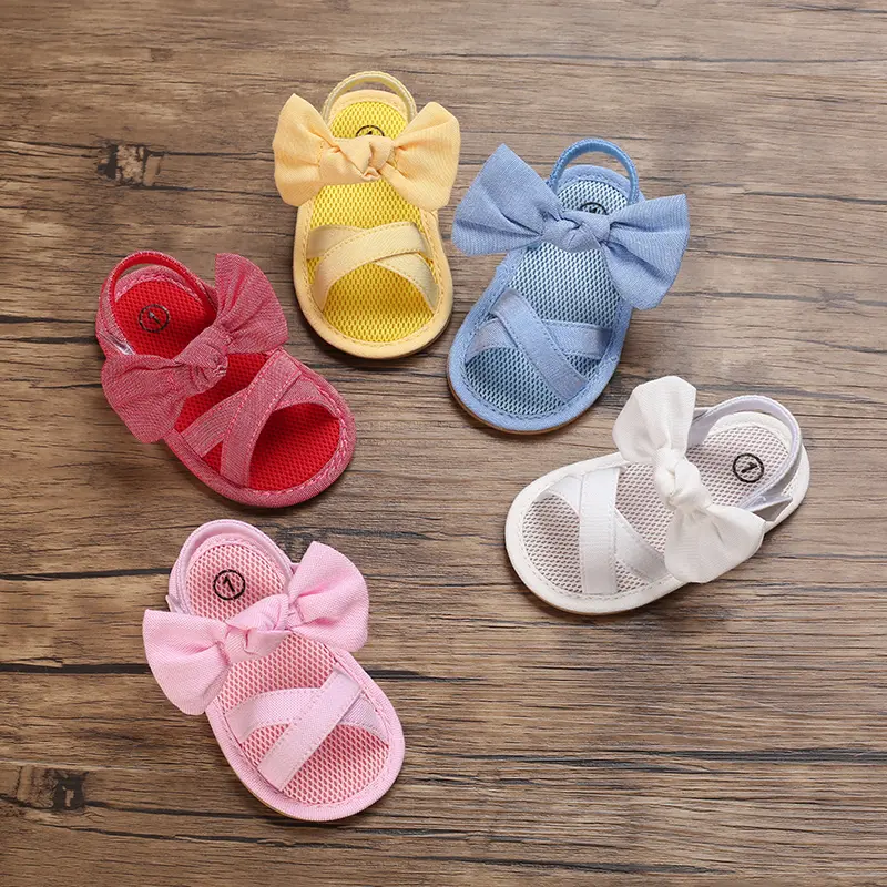 Summer 0-1 Year Old Baby Sandals Princess Shoes Baby Soft Soled Shoes