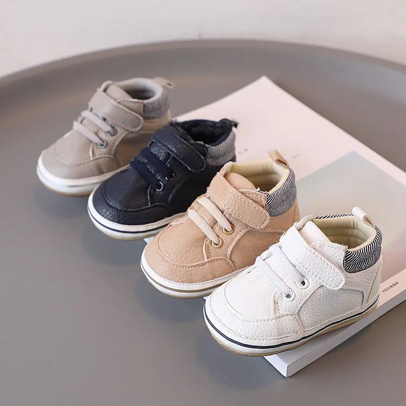 Baby Classic Multi Color Casual Sports Shoes 0- Anti slip Rubber Sole, Preschool's First Step Walking Shoes