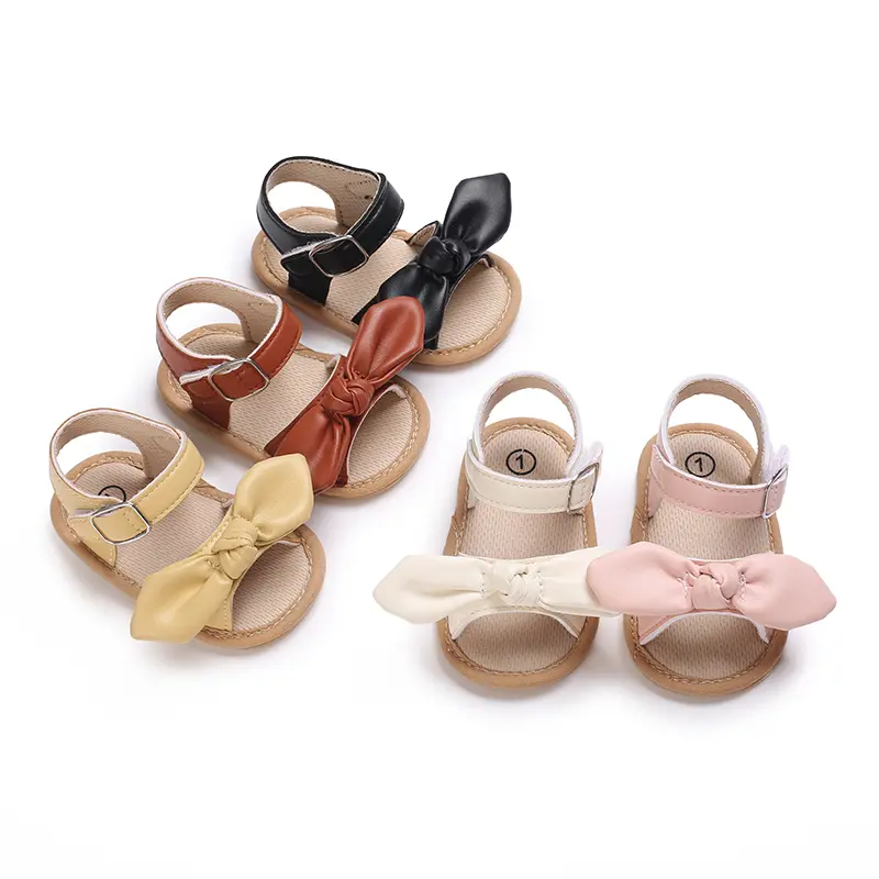 Summer New Fashion Sandals For 0-1 Year Old Baby Girls Cute Soft Soled Princess Baby Walking Shoes