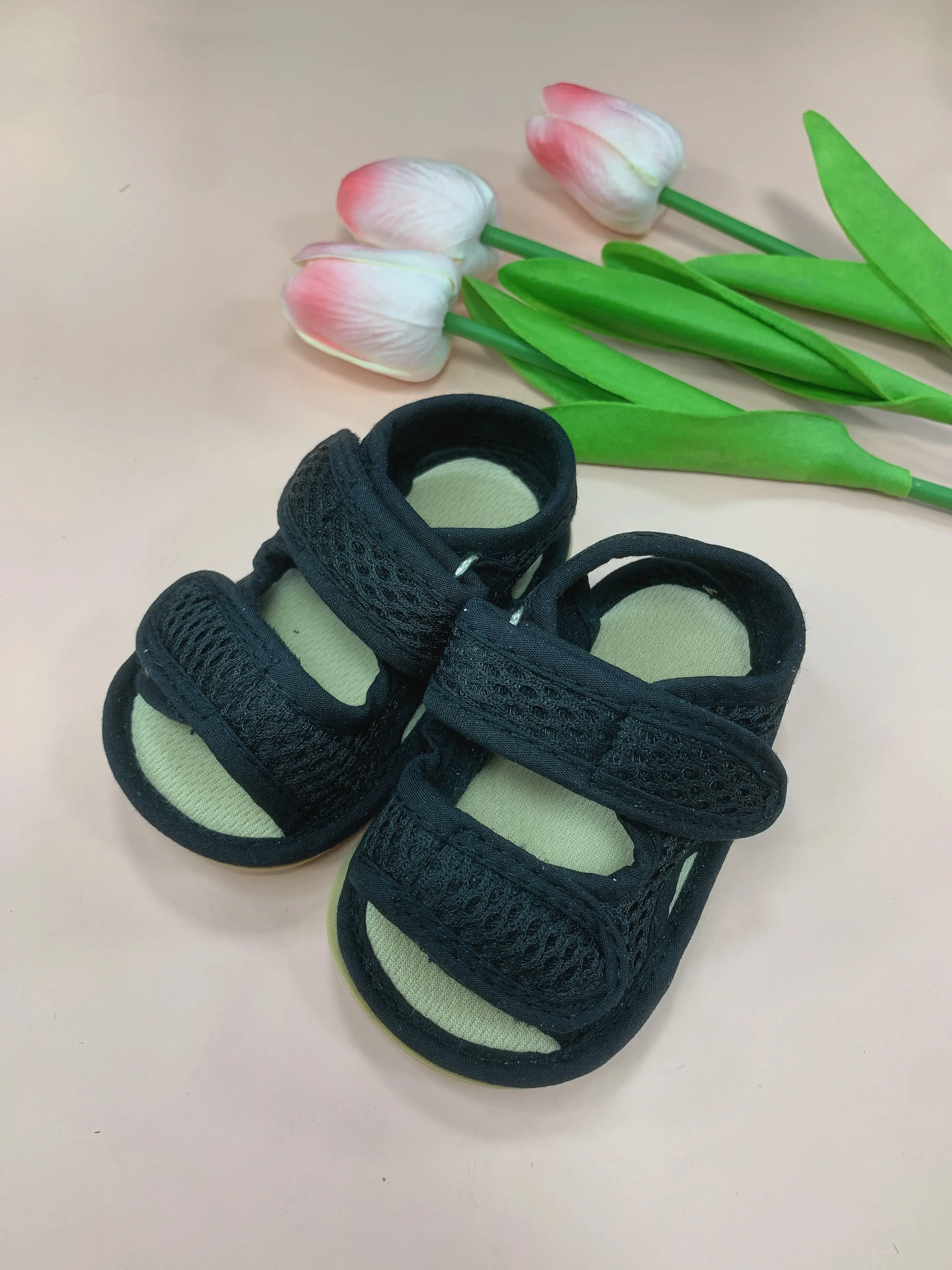 Summer Baby Sandal Baby Shoes Mesh Breathable Sandals Toddler Shoes Soft Sole Non-slip Walking Shoes
